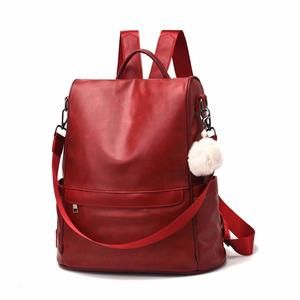 Women Backpack Purse PU Leather Anti-theft Casual Shoulder Bag Fashion🤪